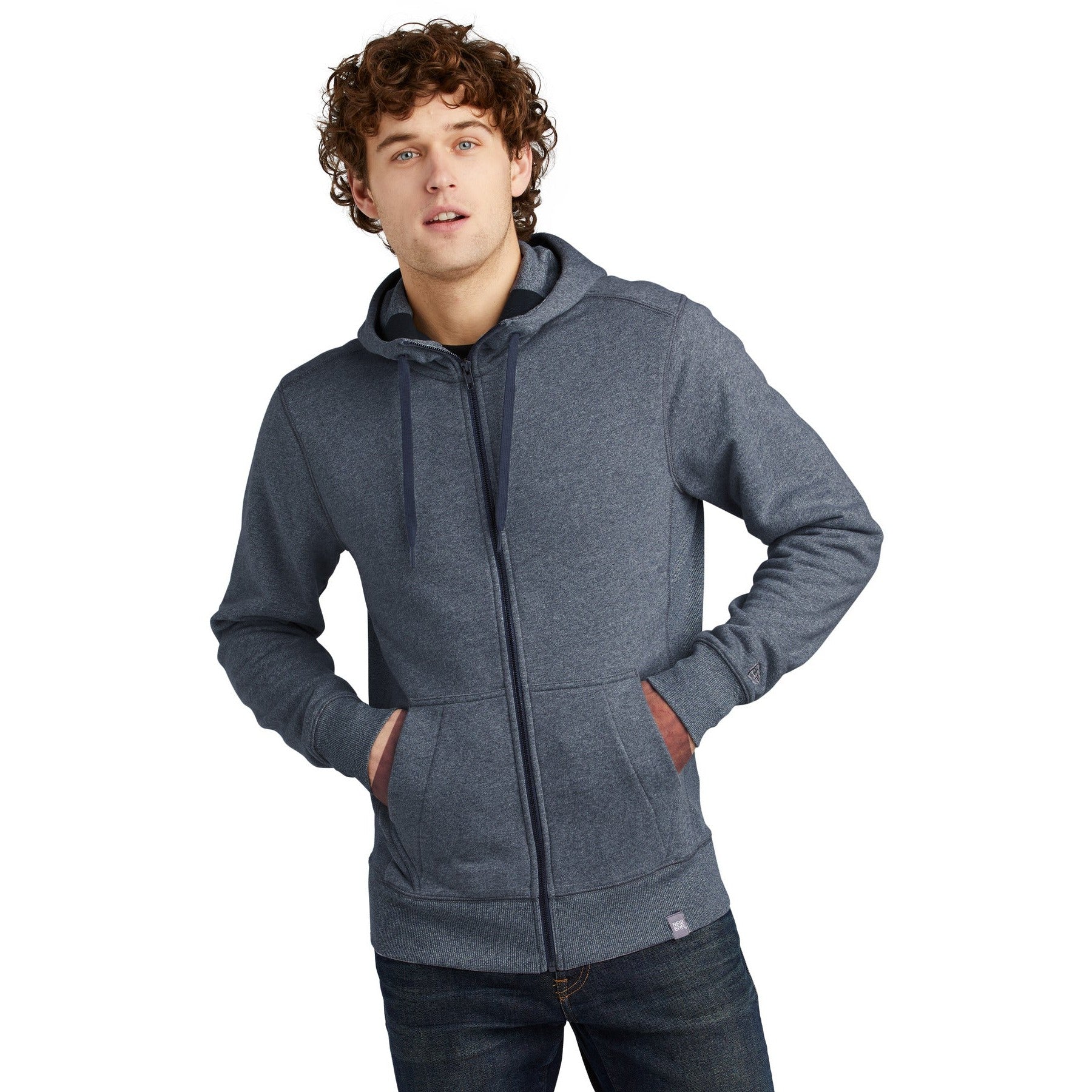 New Era-New Era ® French Terry Full-Zip Hoodie. NEA502-MedTech-5